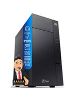 Computador Tob Intel Core I7 6ªgeração Memória 8gb Ssd 240gb Win10 Trial Desktop Pc Cpu