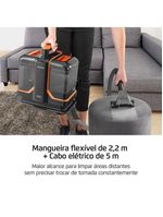Extratora E Higienizadora Portátil Deep Cleaner II Mondial 1800W EXP-02-O 127V 60hz