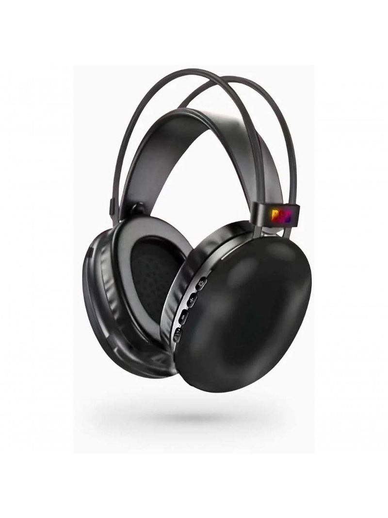 Fone De Ouvido Sem Fio Bluetooth V53 Com Led Preto