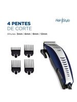 Cortador De Cabelos Hair Stylo Cr-0-220v-azul / Prata