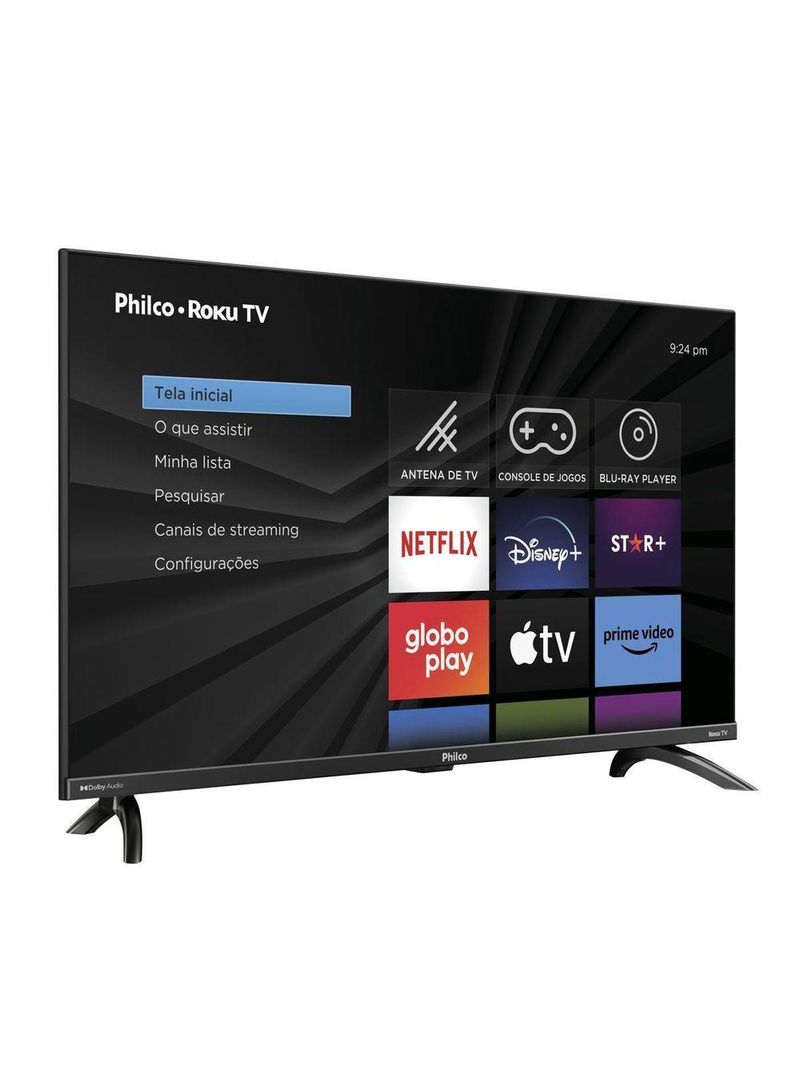 Smart 32” Philco LED Roku PTV32G7PR2CGB Bivolt