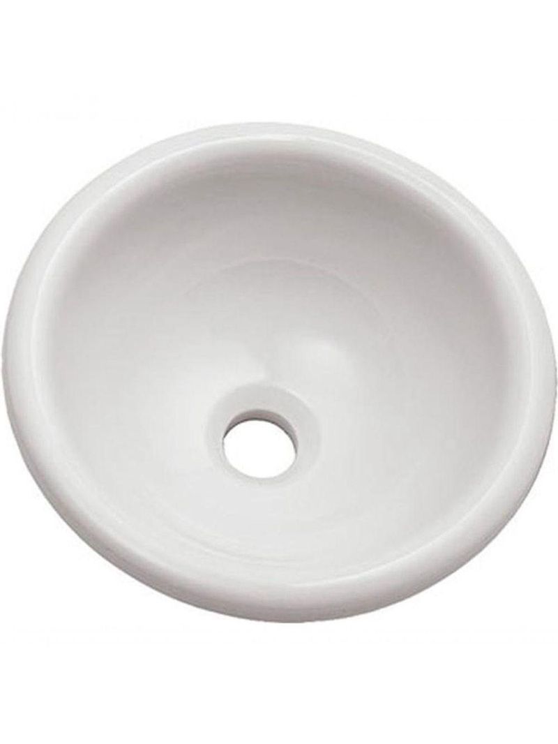 Cuba De Sobrepor-embutir Redonda Il6200 32cm Branca Icasa