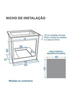 Forno Embutir Venax Totale Nero 50L Preto 127V