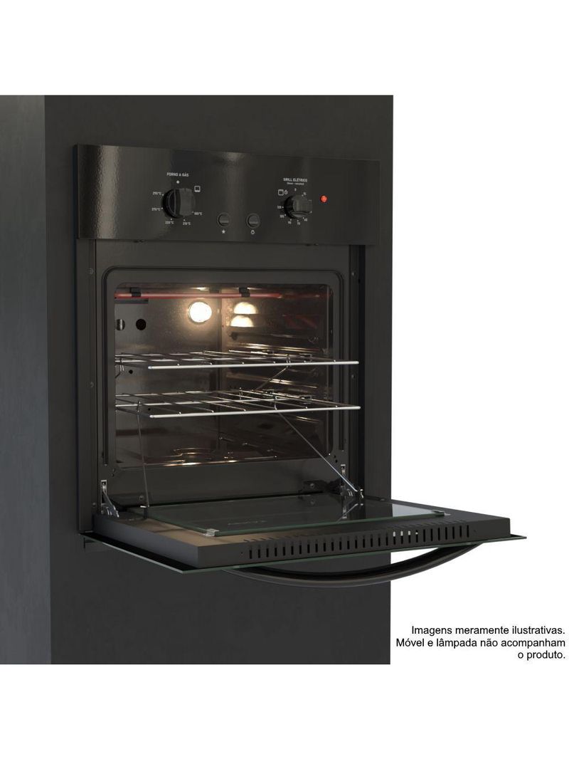 Forno Embutir Venax Totale Nero 50L Preto 127V