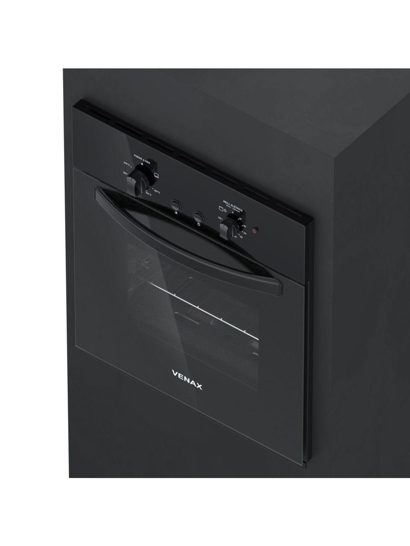 Forno Embutir Venax Totale Nero 50L Preto 127V