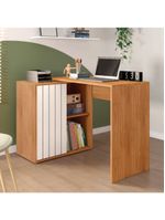 Escrivaninha De Estudos Caemmun Bisck 1,40 Freijo/off White