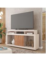 Bancada Rack Para Tv 55 Polegadas Frost Marrom Caemmun