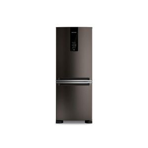 Geladeira Brastemp 447 Litros Frost Free Inverse com Smart Flow e Fresh Box Black Inox BRE57FE - 220V