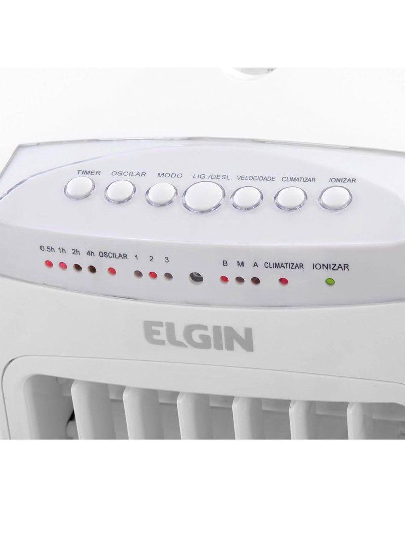 Climatizador E Umidificador De Ar Frio 60w Elgin Branco 110v