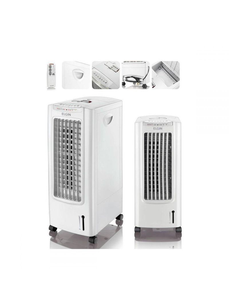Climatizador E Umidificador De Ar Frio 60w Elgin Branco 110v