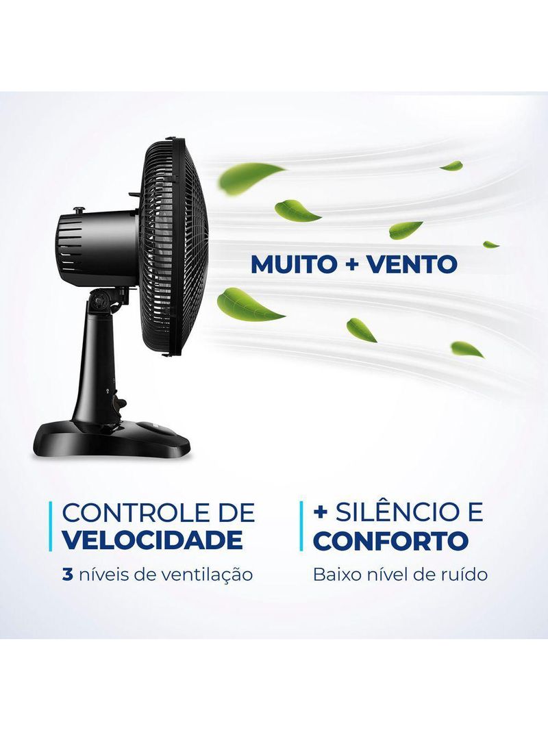 Ventilador De Mesa Mondial 6Pás Vent 30Cm 220V/60Hz Super