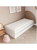 Bicama Solteiro Mdf Branco Sem Cabeceira Mobilistore