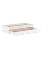 Bicama Solteiro Mdf Branco Sem Cabeceira Mobilistore