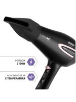 Secador de Cabelo Com íons Tourmaline 2100W Philco PSA3250 220V