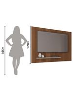 Painel Para Tv Até 75" 1,80m Ripado Com Prateleira França