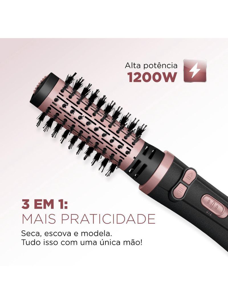 Escova Rotativa Black Rose - Mondial - Erb-01 Escova Rotativa Erb-01 Bivolt