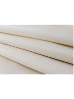 Cabeceira Casal Reta Luxo 140x60 Suede Off White - Tachas Prata