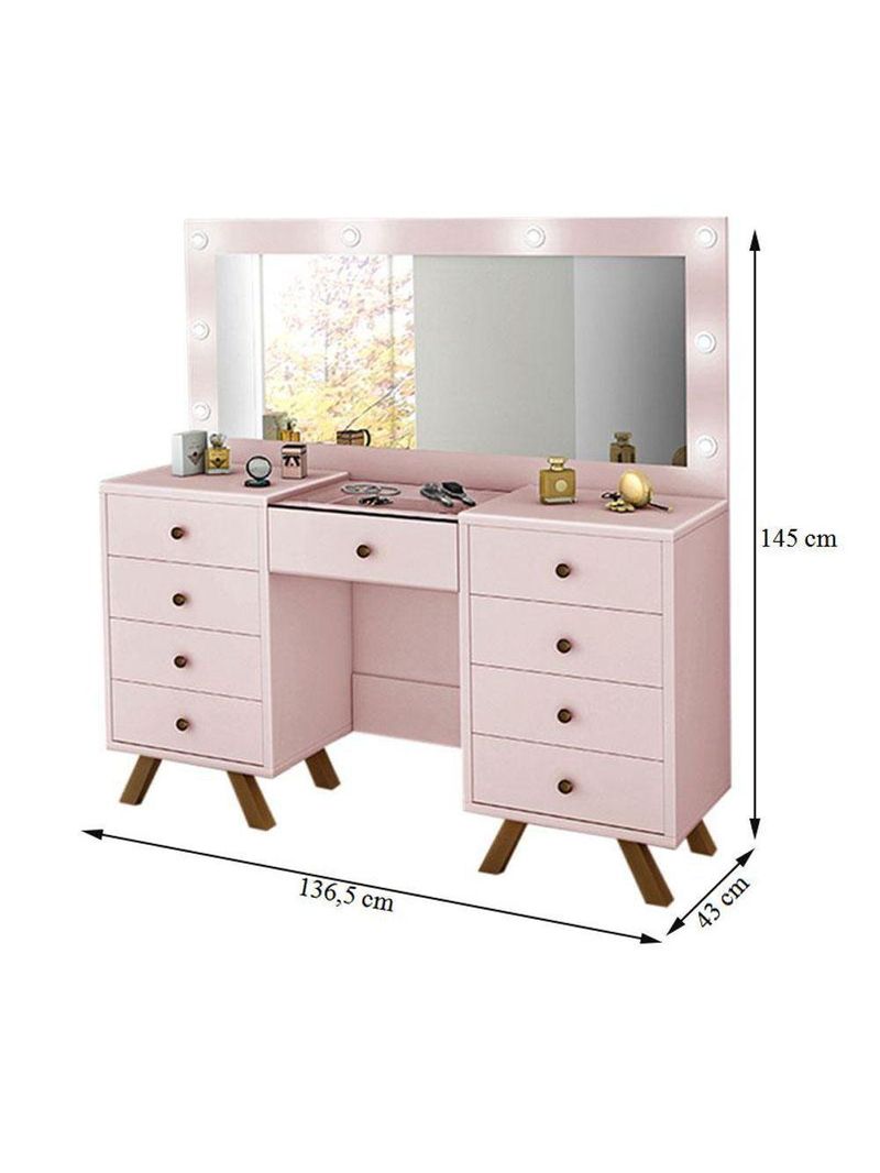 Penteadeira Camarim Mila Rose - Luapa Móveis