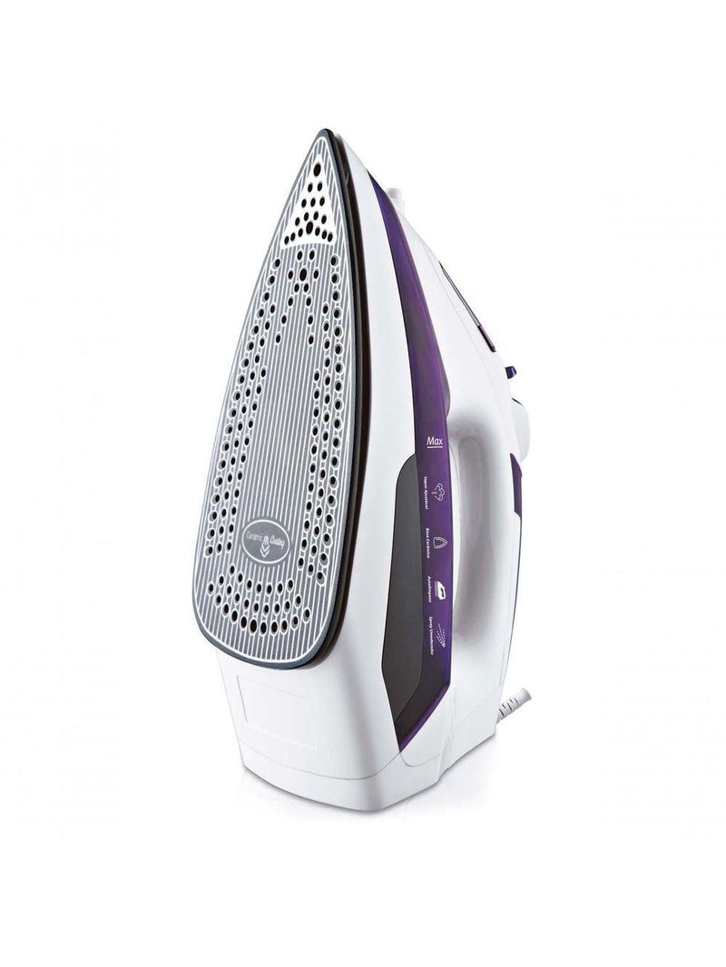 Ferro A Vapor Mondial F-40 Ferro A Vapor-220v-branco/lilás