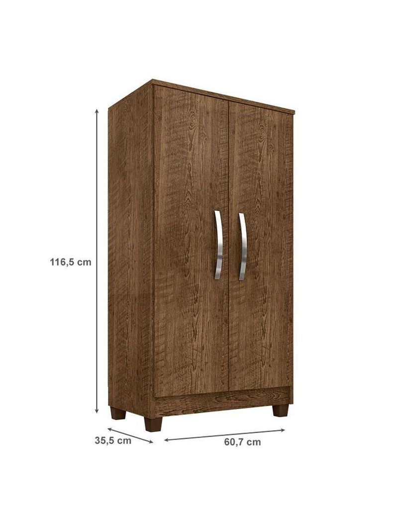 Guarda Roupa Casal Modena Com Cômoda Cannes 5 Gavetas E Armário Multiuso Recife Malbec - Incorplac