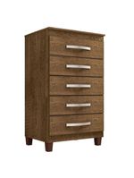 Guarda Roupa Casal Modena Com Cômoda Cannes 5 Gavetas E Armário Multiuso Recife Malbec - Incorplac