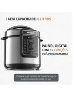 Panela de Pressão Elétrica Digital 6L Mondial 127V