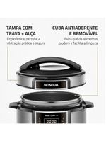 Panela de Pressão Elétrica Digital 6L Mondial 127V