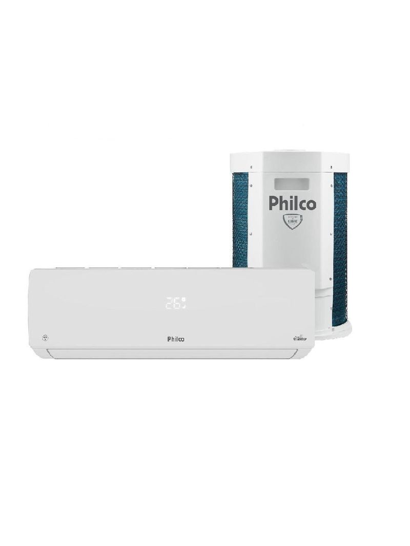Ar Condicionado Split Philco Hi Wall Eco Inverter 18000 Btu/h Quente E Frio Monofásico Branco PAC18000IQFM15 220V