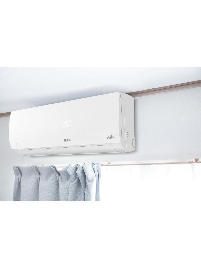 Ar Condicionado Split Philco Hi Wall Eco Inverter 18000 Btu/h Quente E Frio Monofásico Branco PAC18000IQFM15 220V