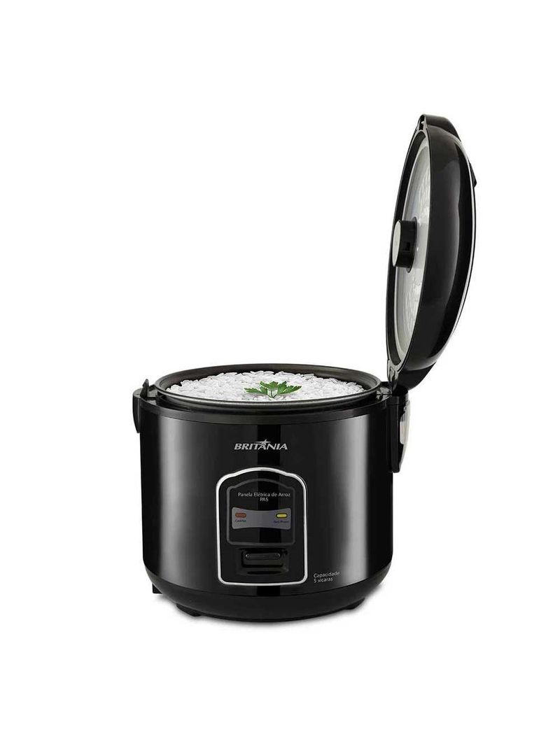 Panela De Arroz Elétrica Britânia Pa05 5 Xícaras Preta 127V