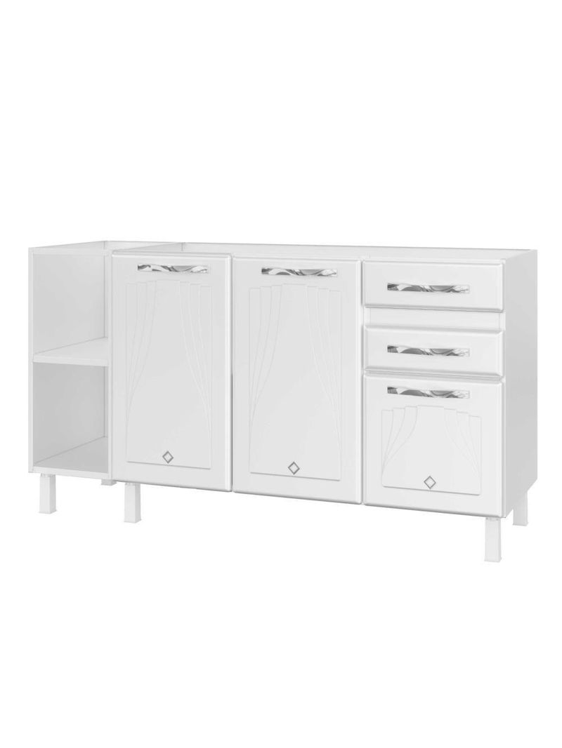 Balcão De Cozinha De Aço Telasul Star New 150cm Para Pia