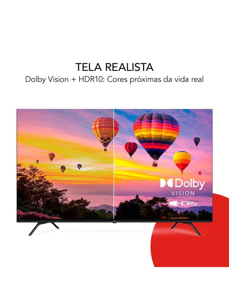 Smart TV Aiwa 65” Google TV 4K AWS-TV-65-BL-01-G