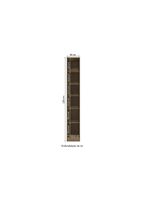 Guarda-roupa 1 Pt Kappesberg Adapt Nogueira-macadâmia 36cm