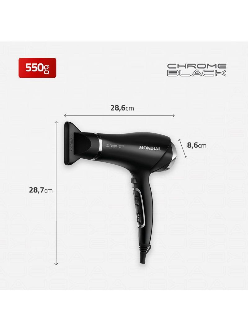 Secador De Cabelos Mondial Scn-04 127v/60hz