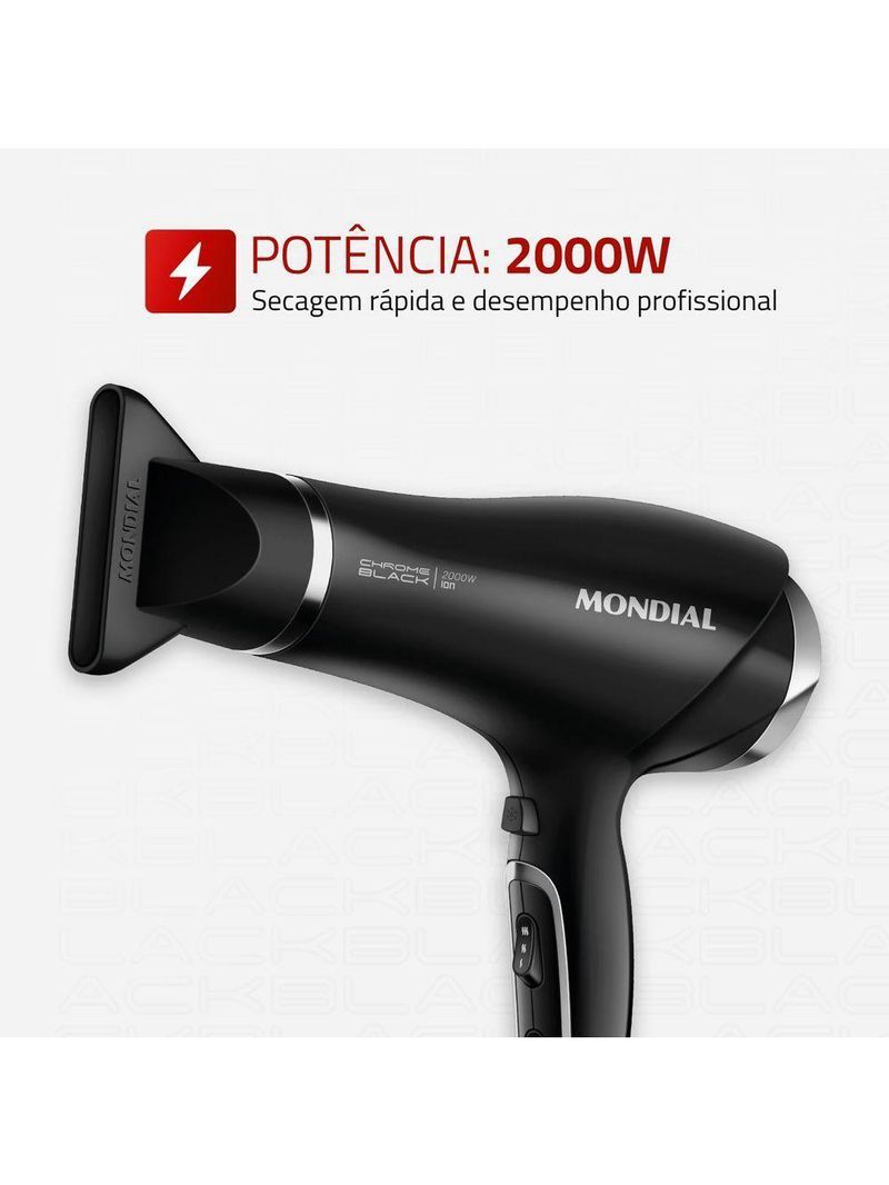 Secador De Cabelos Mondial Scn-04 127v/60hz