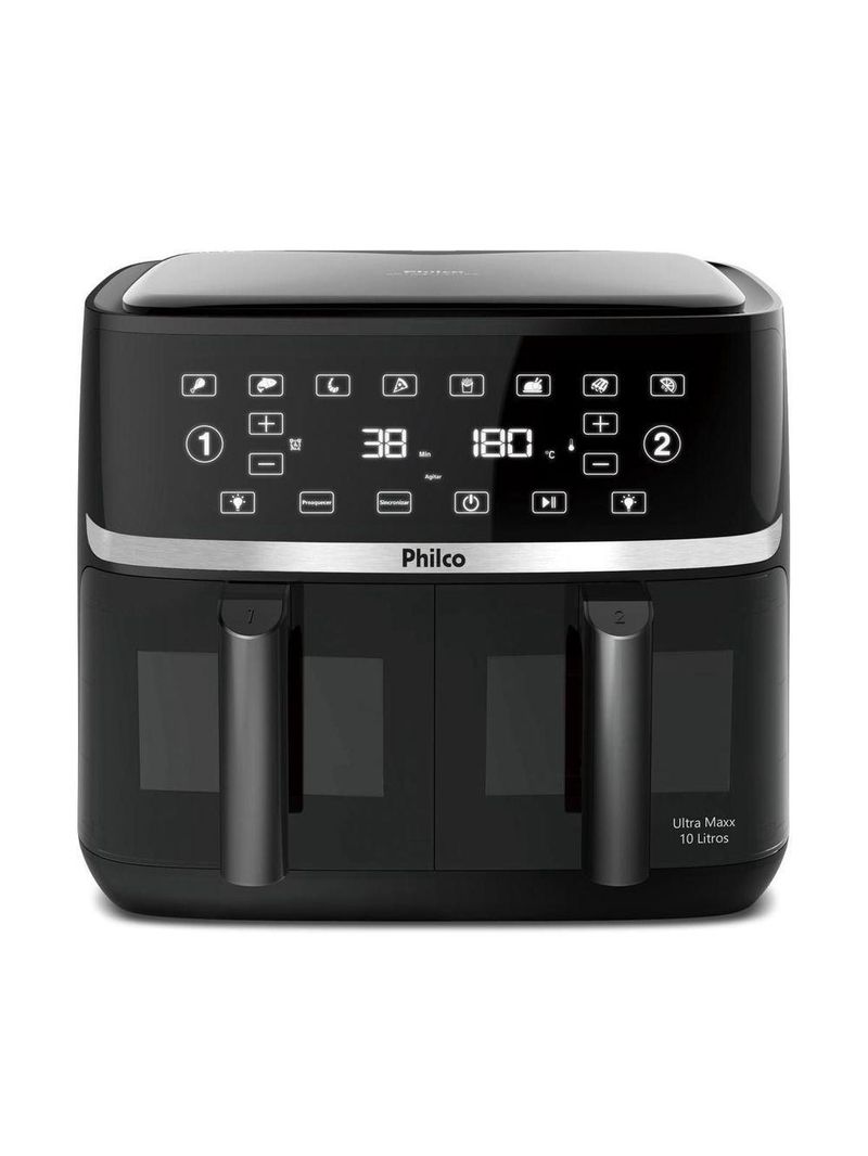 Air Fryer Philco 10L Cesto Duplo 2000W PAF10A 110V