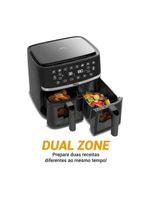 Air Fryer Philco 10L Cesto Duplo 2000W PAF10A 110V
