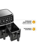 Air Fryer Philco 10L Cesto Duplo 2000W PAF10A 110V