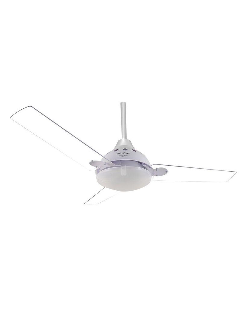 Ventilador De Teto Britânia Silencioso 131W Cristal BVT05B 110V