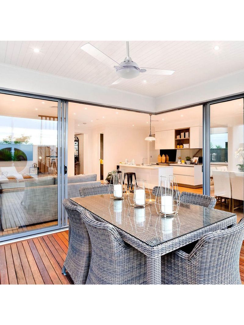 Ventilador De Teto Britânia Silencioso 131W Cristal BVT05B 110V