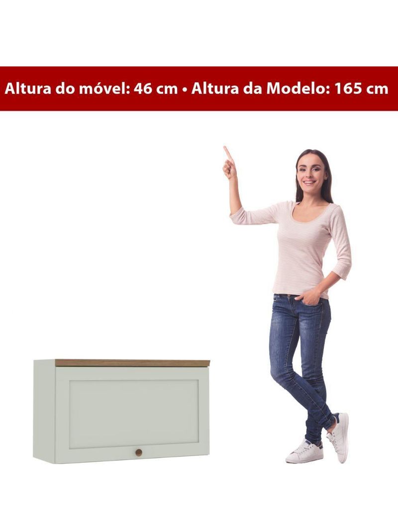 Armário de Cozinha Genialflex Aéreo Hortelã