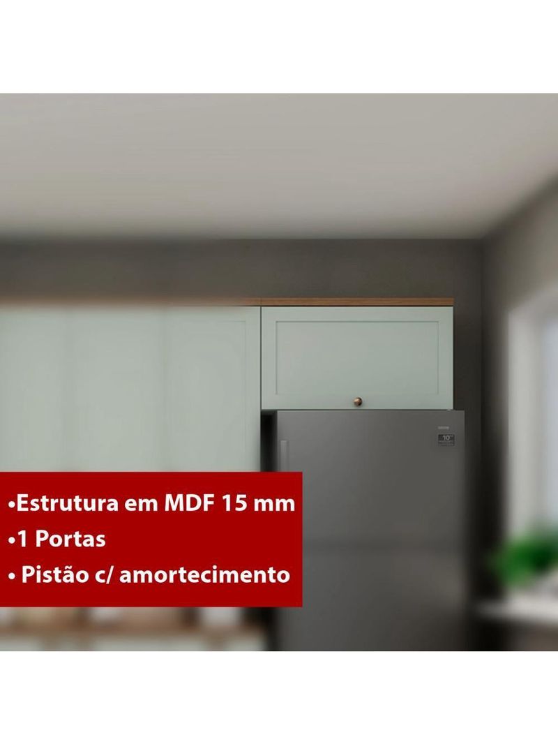 Armário de Cozinha Genialflex Aéreo Hortelã