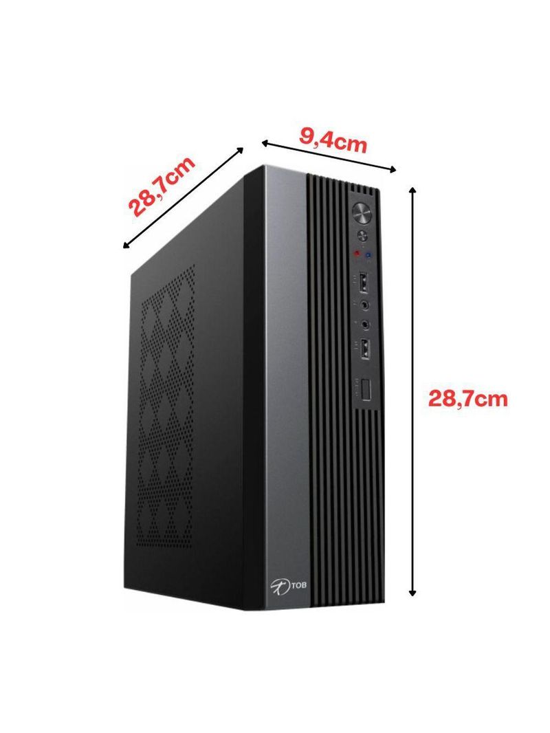 Computador Tob Slim Compacto Intel Core I5 Ssd 480gb Memória 16gb Windows 10 Trial Desktop Pc Cpu