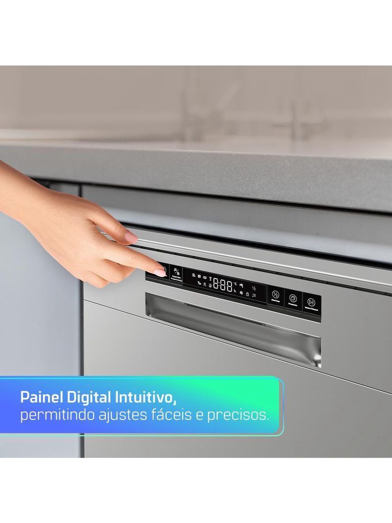 Lava Louças HQ Digital 14 Serviços Inox HQ-LL14DI2 220V