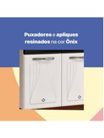 Armário De Cozinha De Aço Kit Triplo Telasul Preto Star New