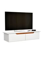 Rack Aparador Suspenso Flow Com 2 Portas Basculante Branco
