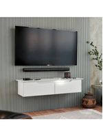 Rack Aparador Suspenso Flow Com 2 Portas Basculante Branco