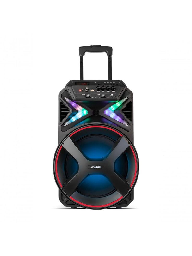 Caixa Amplificada Mondial Connect Lights Cm-400 Bivolt