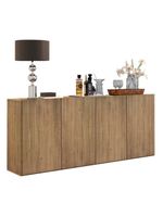 Aparador Buffet 4 Portas Veneza Multimóveis Rustic