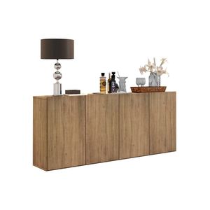 Aparador Buffet 4 Portas Veneza Multimóveis Rustic